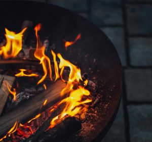 Feuerstelle aus Metal